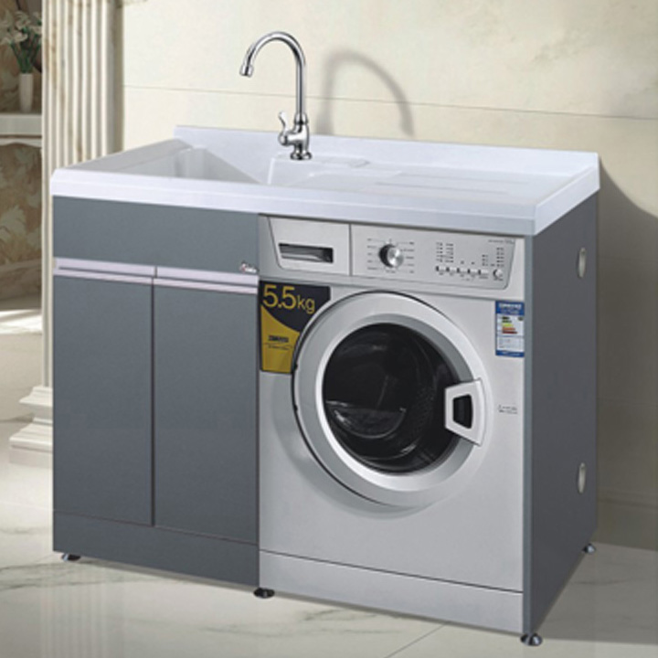 不锈钢洗衣柜阳台整装